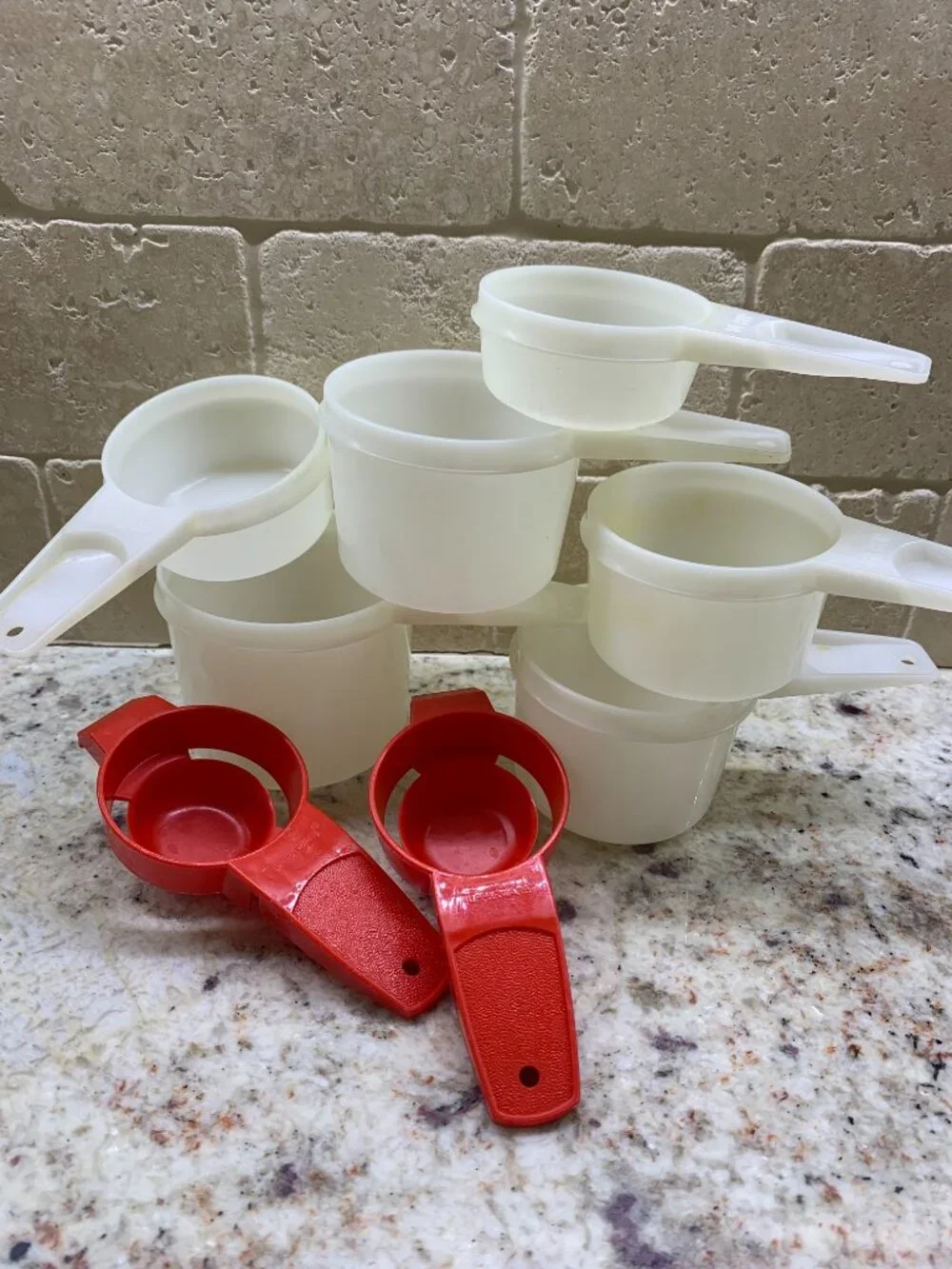Tupperware Measuring Cups and Egg Separator